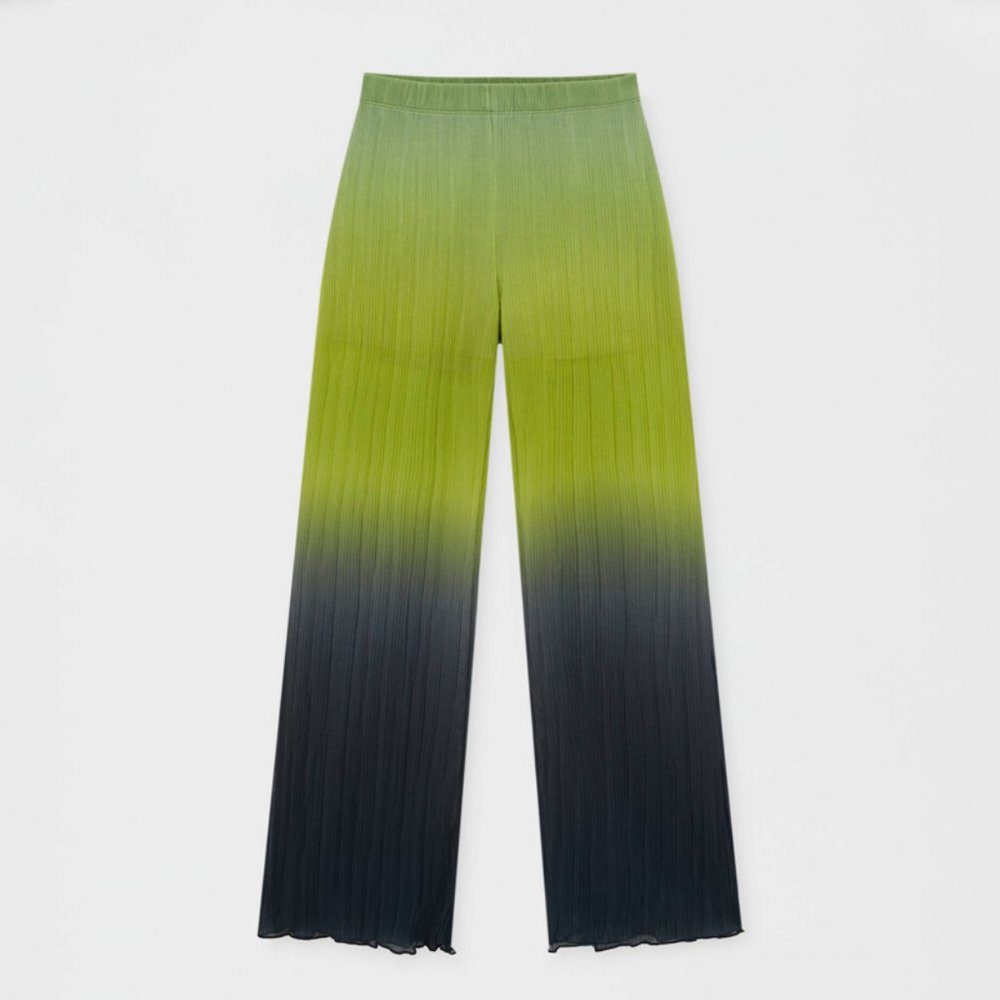 Pull&Bear Ombré Pleated Blouse & Pants - Co-Ord Set - Picture 4 of 5